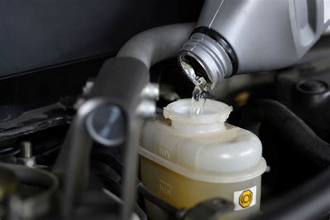 Liquido dei freni in un'auto