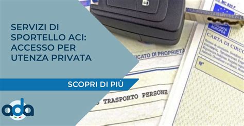 Sportello ACI con logo
