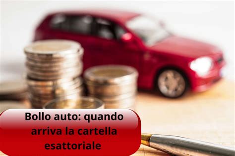 Cartella esattoriale con bollo auto