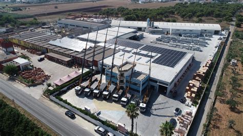 Veduta aerea dello stabilimento produttivo Teknorot in Turchia