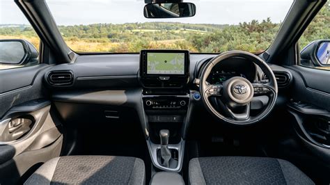 Toyota Yaris Cross interior at night