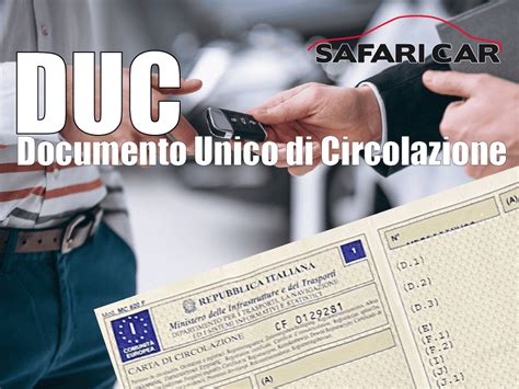 Documento Unico di Circolazione (DUC)
