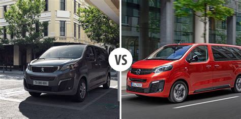 Confronto estetico Peugeot Traveller e Opel Zafira Life