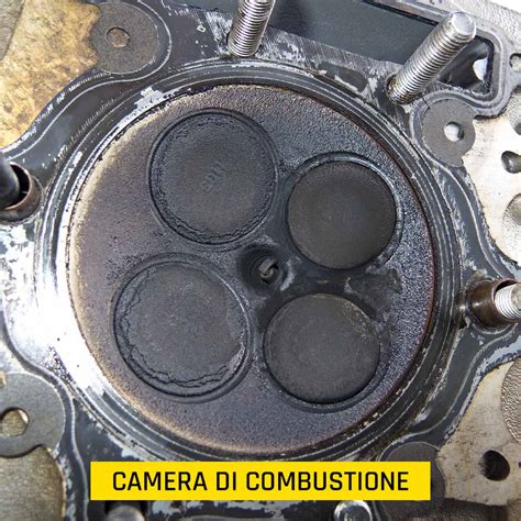 Iniettore di carburante che spruzza carburante nella camera di combustione