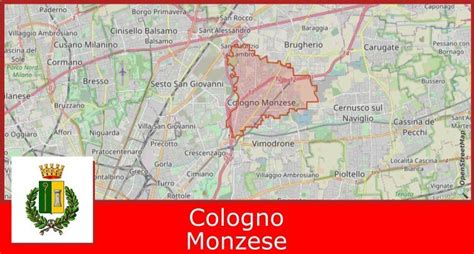 Mappa di Cologno Monzese con un'icona di autoscuola