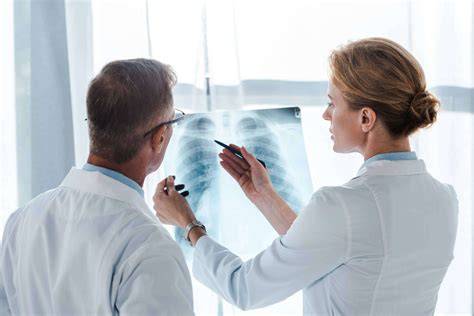 Diagramma della visita pneumologica