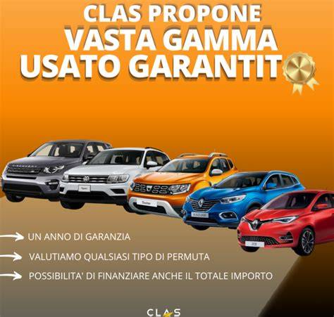 Vasta scelta di auto usate in concessionaria