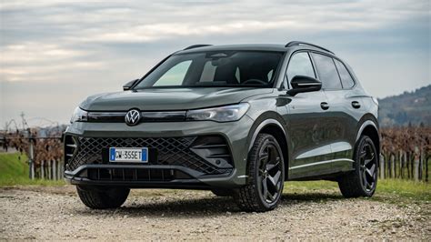 Illustrazione del sistema ibrido plug-in della Volkswagen Tiguan
