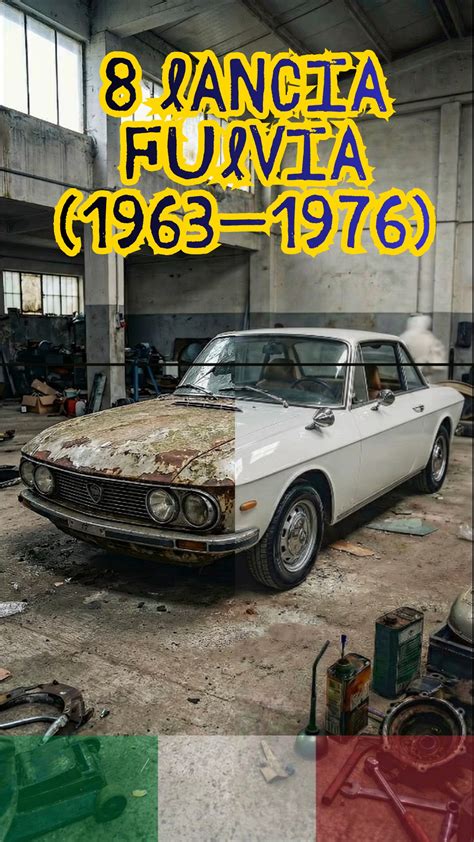 Diagramma delle aree sensibili alla ruggine in una Lancia Fulvia