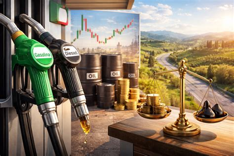 Diagramma flusso prezzi petrolio - prezzi benzina