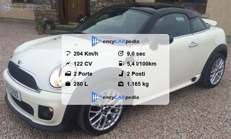 Infografica consumo carburante Mini Coupé 2.0 D