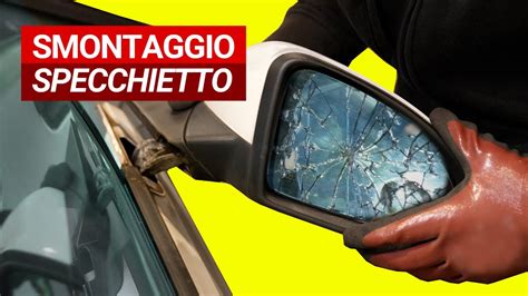 Danni allo specchietto retrovisore