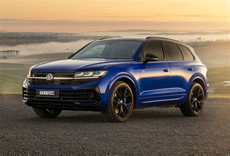 Volkswagen Touareg con turbina in primo piano
