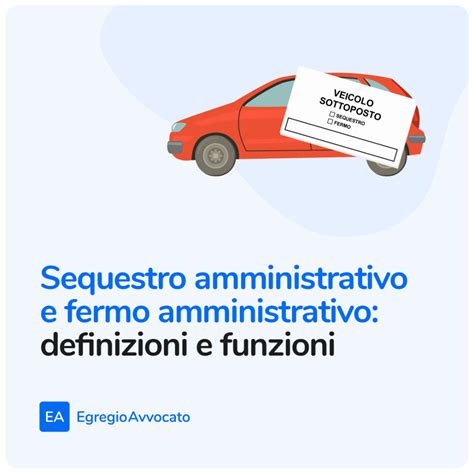 Sequestro e fermo amministrativo