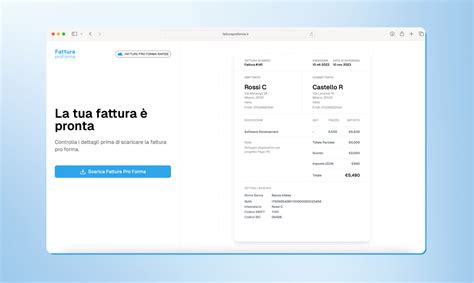 Schermata di esempio della piattaforma Taxi/Ncc Web