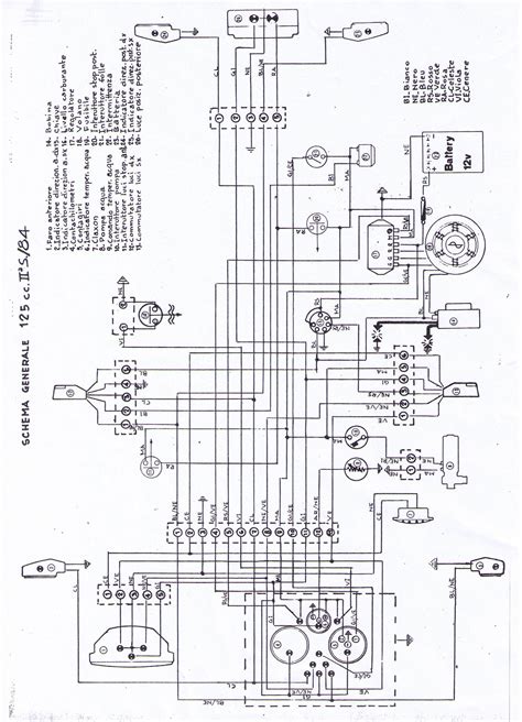 Schema impianto elettrico Malanca 125