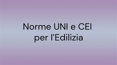 Simbolo delle norme UNI CEI