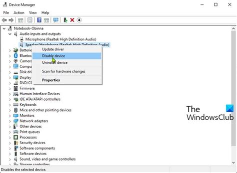 Gestione dispositivi audio Windows