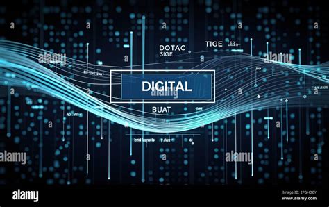 Digital data flow in a company
