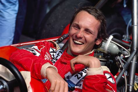 Niki Lauda in un momento di gara