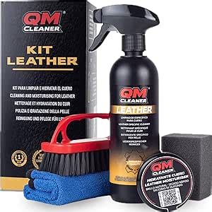 Kit di pulizia per pelle auto, con crema nutriente