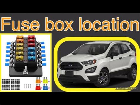 Schema delle dimensioni interne ed esterne della Ford EcoSport