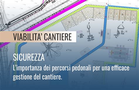 Cantiere con misure di sicurezza in atto