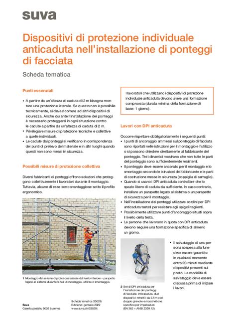 Infografica con i passaggi chiave per la sicurezza sui ponteggi