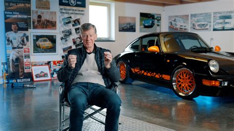 Walter Röhrl testing Porsche tires