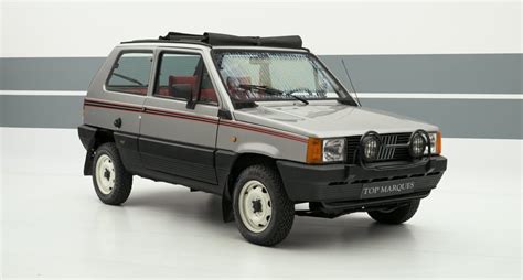 Fiat Panda 4x4 Edizione Limitata 1985 - Vista frontale con fari supplementari