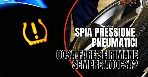 Diagramma di una ruota con spia di pressione pneumatici accesa