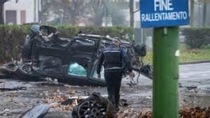 Immagine del Suv coinvolto nell'incidente