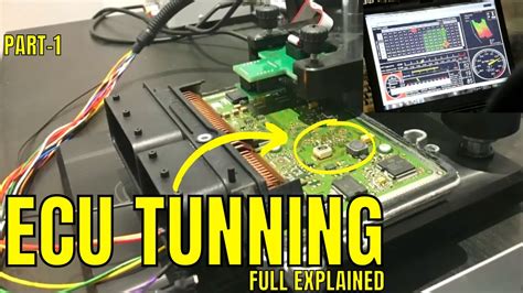 Diagram illustrating the principle of a tuning box working in conjunction with the ECU
