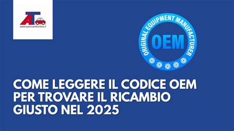 Simbolo di qualità OEM sui ricambi auto