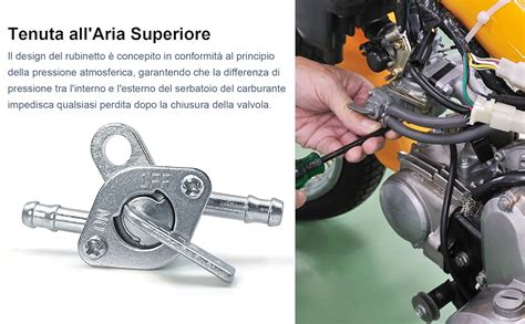 Schema del circuito del carburante di una motocicletta