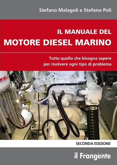 Copertina di un manuale d'uso e manutenzione per motore marino