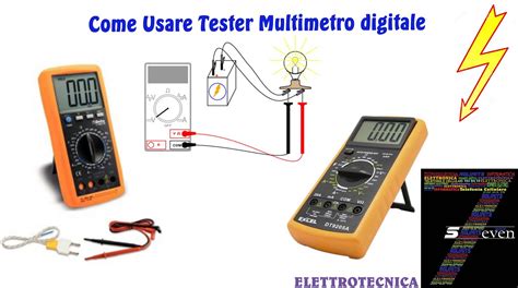 Multimetro digitale in uso