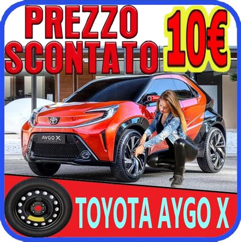 Toyota Aygo X con kit di riparazione pneumatici
