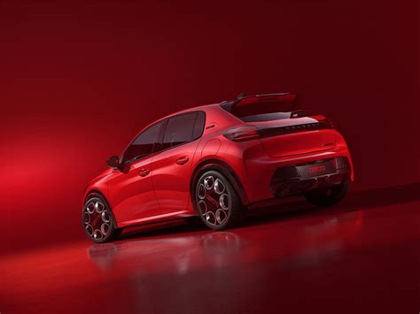 Esterni della Peugeot 208 GTi Sport con livrea bicolore