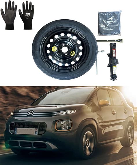 Kit ruota di scorta con cric e chiave