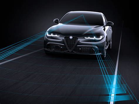 Alfa Romeo Giulia visualizzazione ADAS