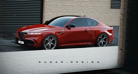 Rendering Alfa Romeo Giulia Elettrica