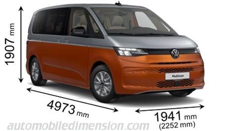 Dimensioni bagagliaio Volkswagen Multivan