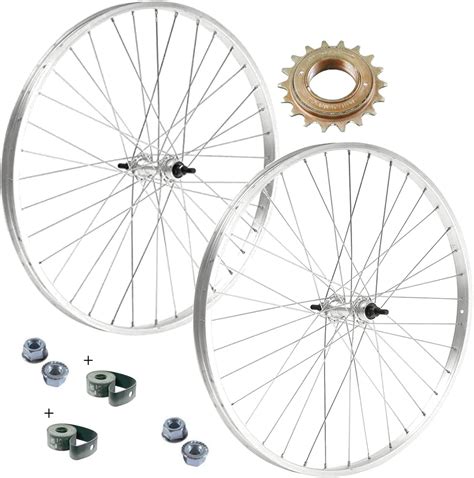 Ruota di bicicletta con cerchio in alluminio