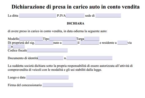 Schema del modello di business conto vendita senza deposito