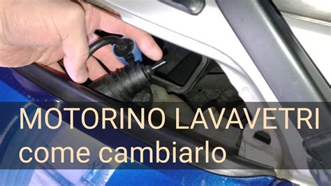 Schema del percorso del tubo lavavetri posteriore in un'auto