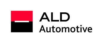 ALD Automotive logo and fleet of vehicles