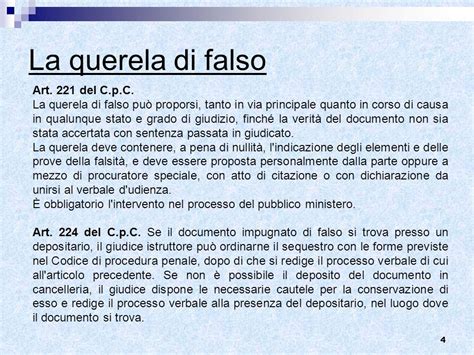 infografica fasi querela di falso e istanza di verificazione