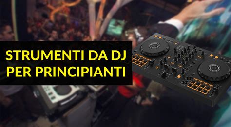 Panoramica dei componenti di un sistema PA per DJ