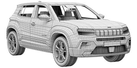 Rendering Jeep Avenger